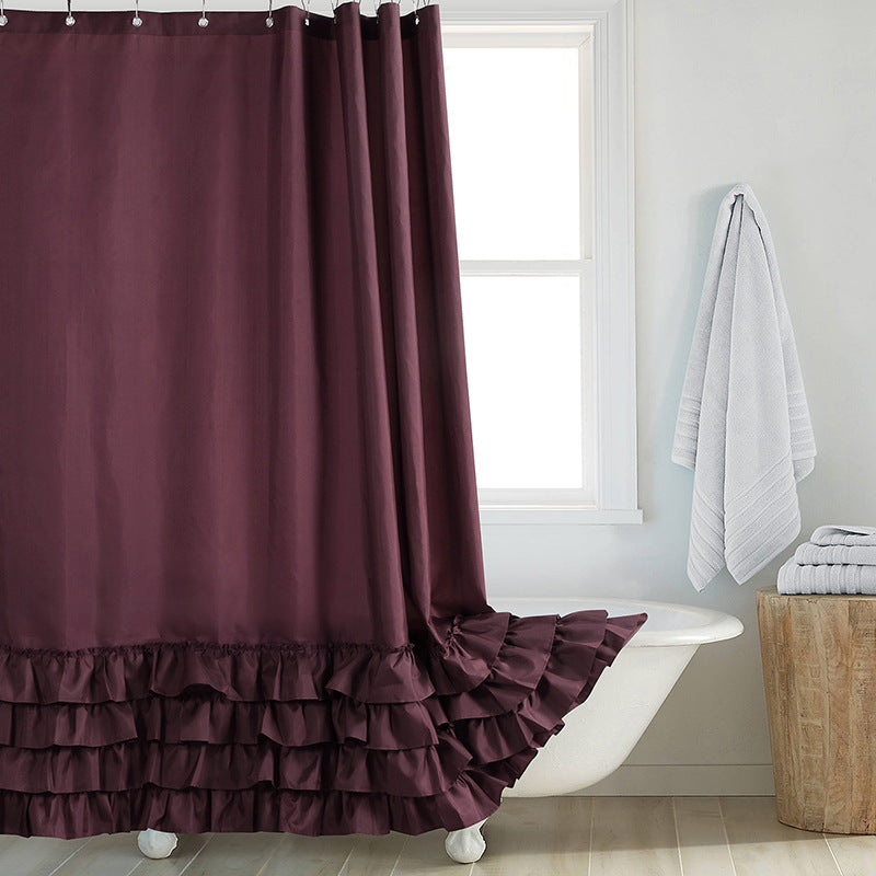 Fashion and Environment-friendly Polyester Fabrics Thickened Shower Curtain