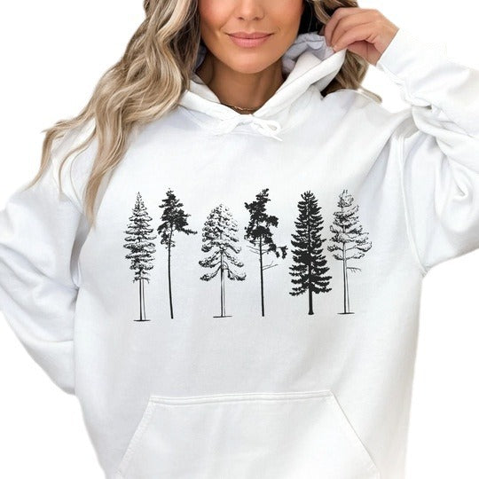 Retro Streetwear Casual Hoodie for Autumn and Winter