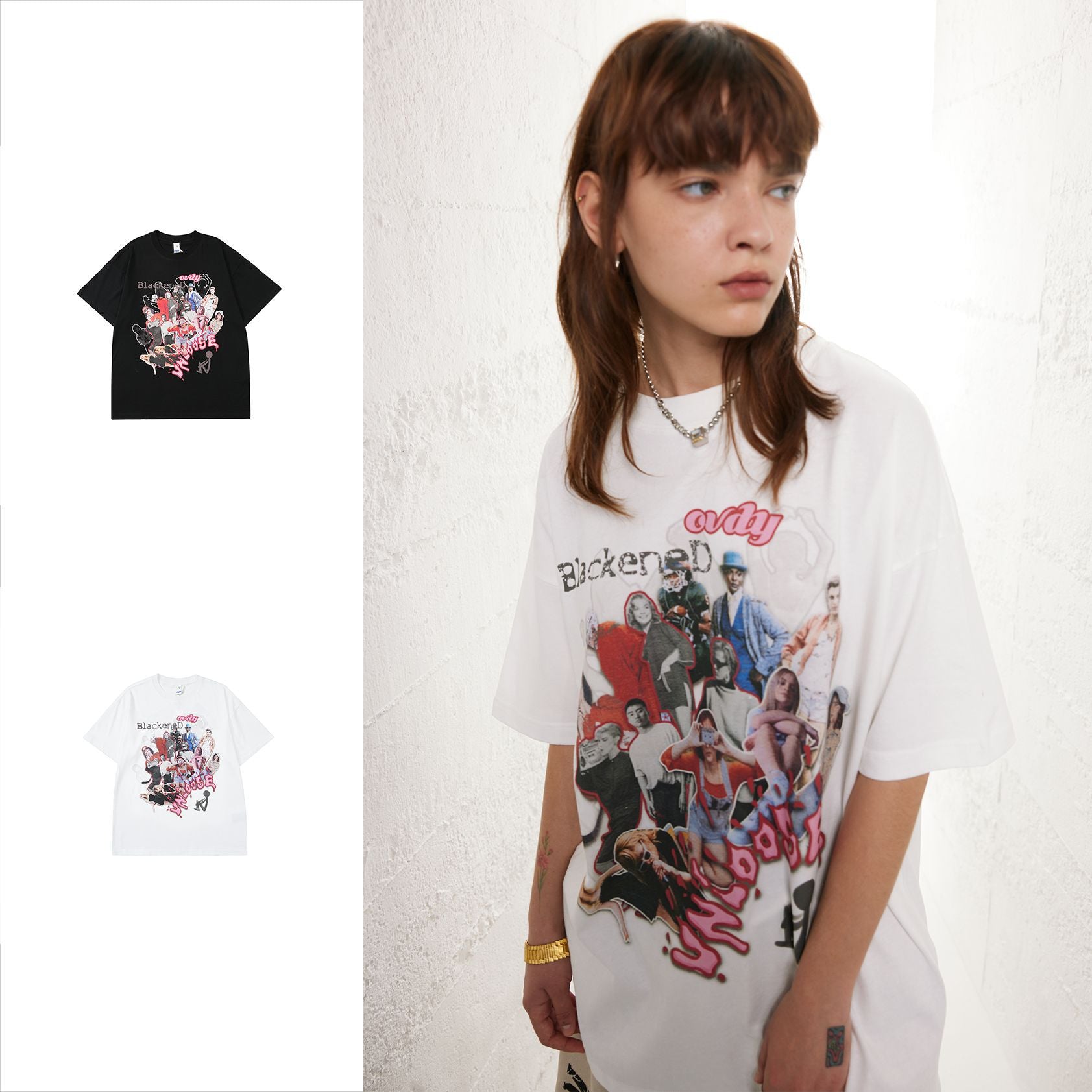 Graphic Short Sleeve Streetwear Hoodie for Men