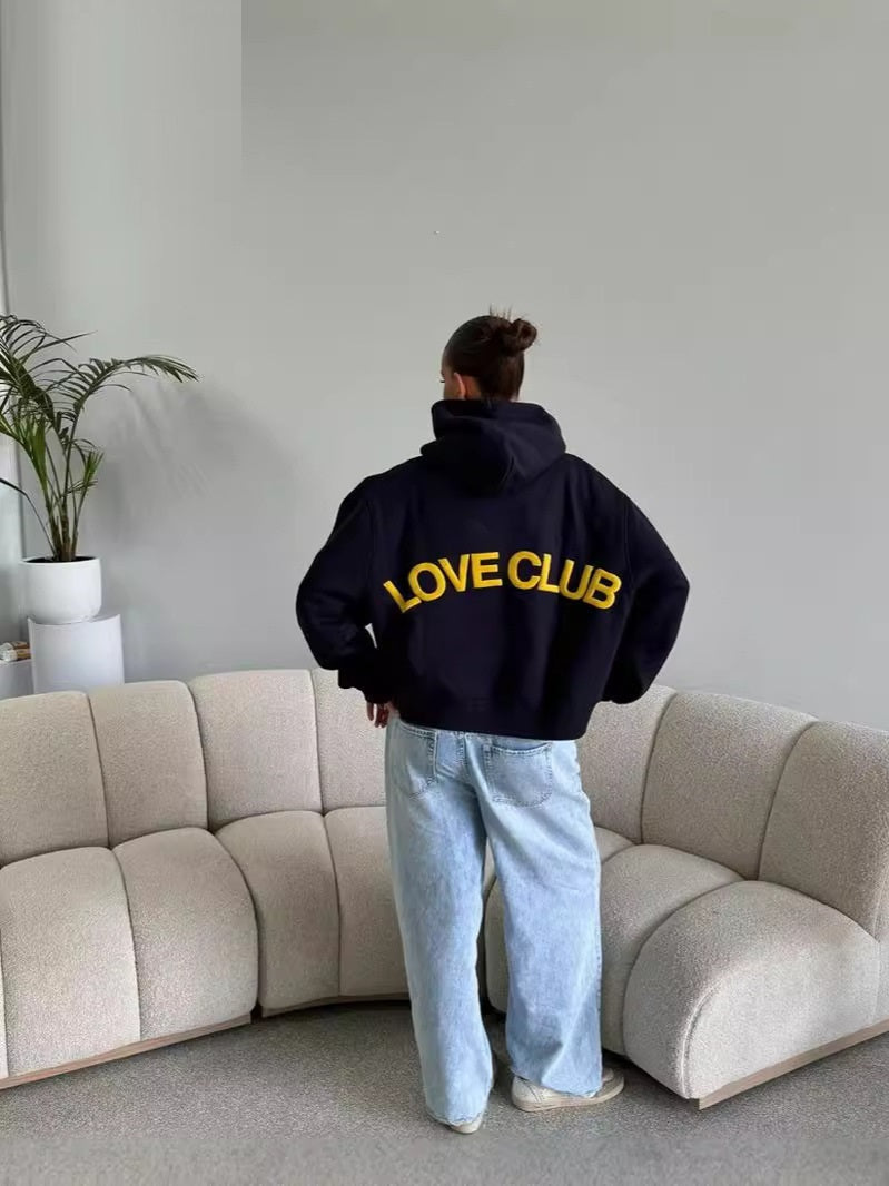 Trendy Women's Sports Pullover Hoodie & Couple Sweater
