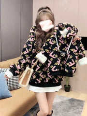 Women's Fleece Thickened Warm Winter Hoodie