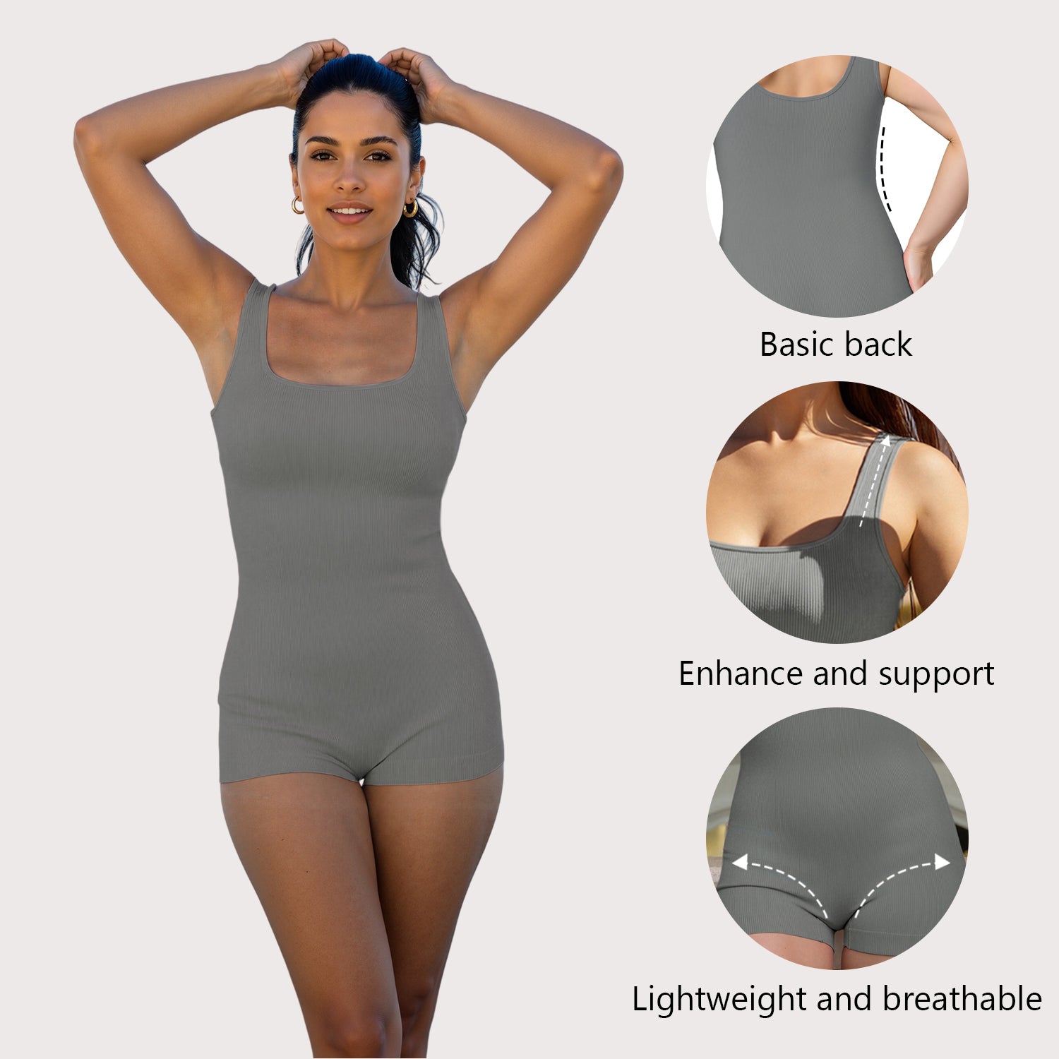 Women's Waist Trainer Tummy Slimmer Body Shaper Bodysuit