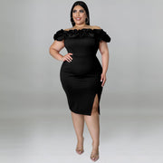 European and American-style Chic Sheath Dress