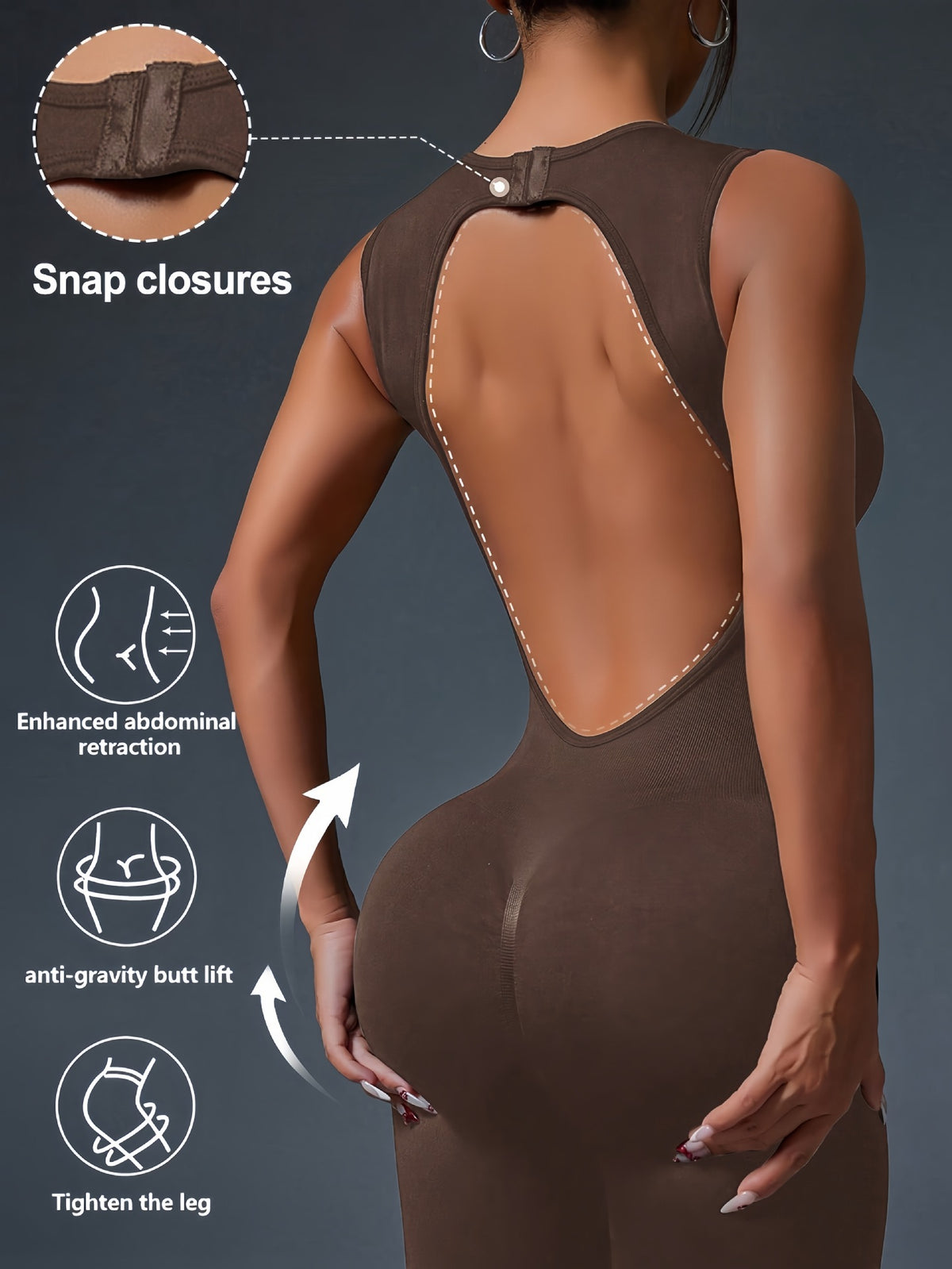 Seamless All-in-One Women's Yoga Jumpsuit
