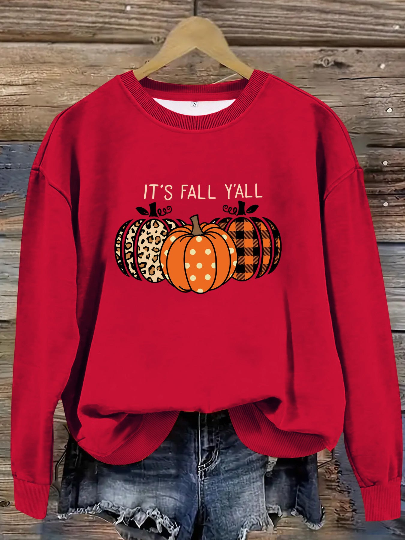 Cozy Halloween Pumpkin Pullover Sweatshirt