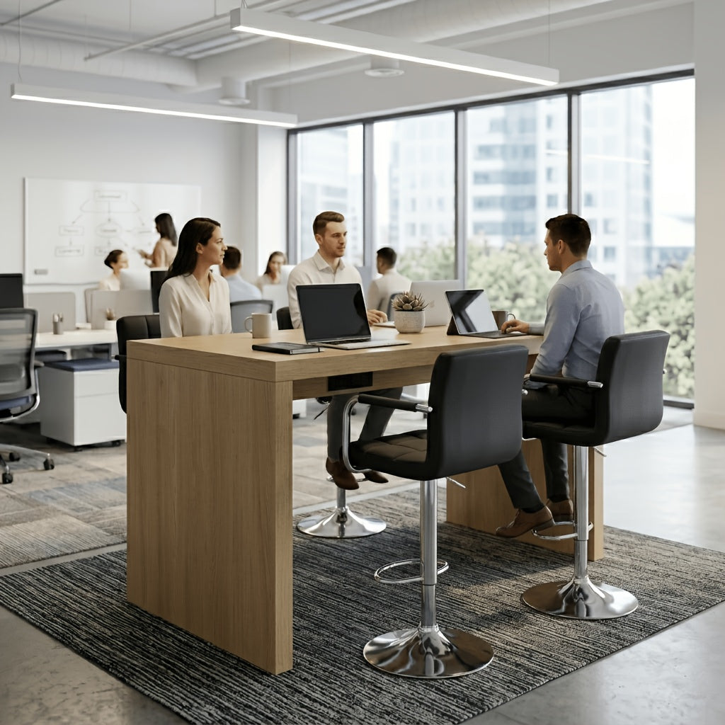 Adjustable Ergonomic Office Chair with Swivel Base