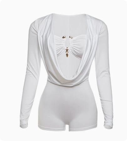 Spring And Summer New Personality Street Sexy Slim Fit Slimming Jumpsuit