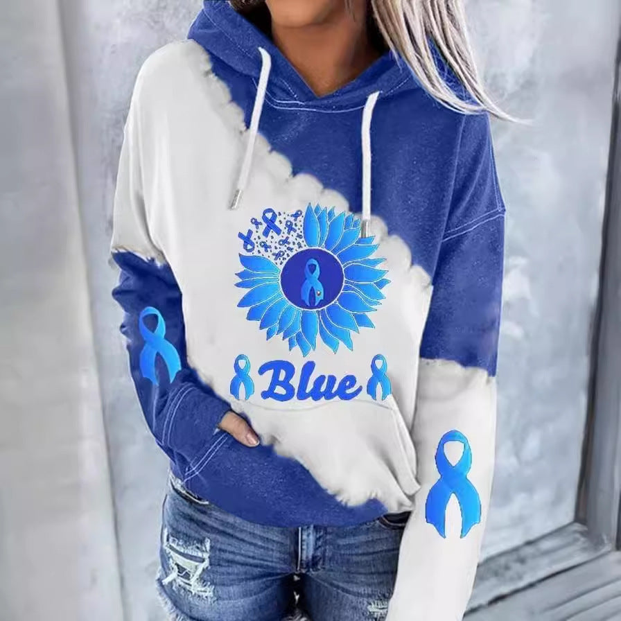 Women's Cozy Casual Drawstring Pullover Hoodie