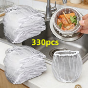330pcs Disposable Sink Filter Bags for Bathroom and Kitchen Sinks
