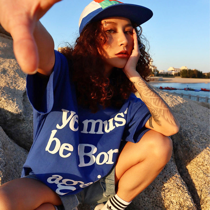 You Must Be Born Again Graphic Cotton Short Sleeve T-Shirt