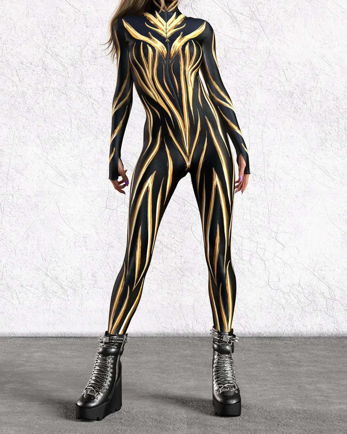3D Digital Printing Cosplay One-piece Play Costume