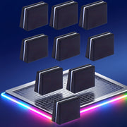 9‑Piece Color‑Coded DJ Mixer Fader Knob Cap Set – Non‑Slip, Tool‑Free Installation for Controllers, Mixers and DAWs