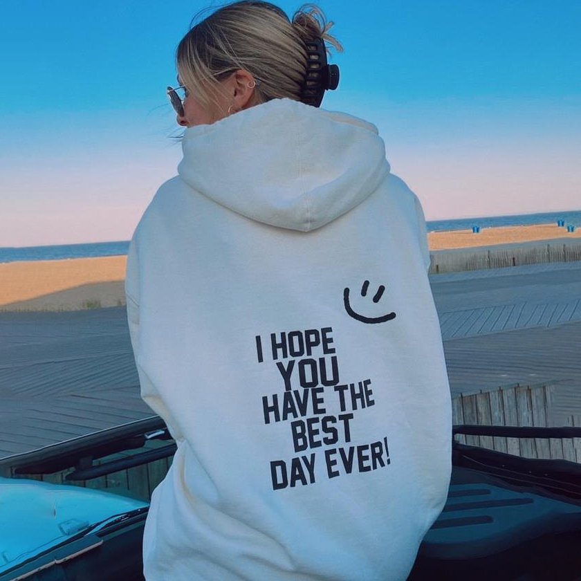 Vintage Print Casual Pullover Sweatshirt