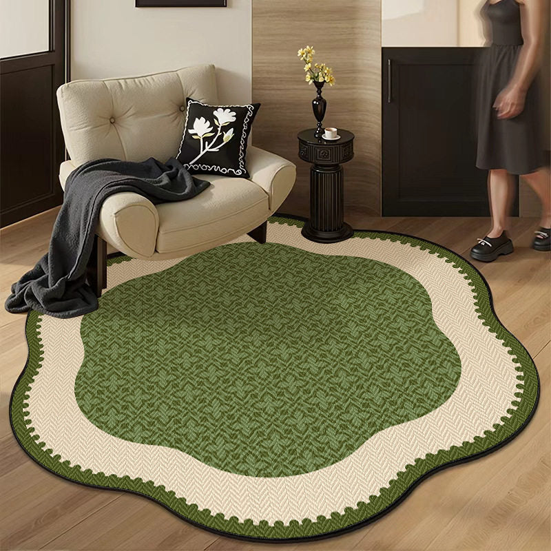 Retro-style Living Room Rug Slip-resistant Mat for Beanbag Chairs