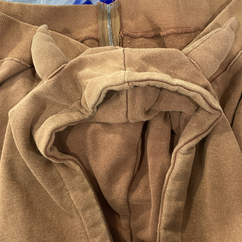 Handdrawn Letter Loose Long Sleeve Zip Cardigan Hoodie