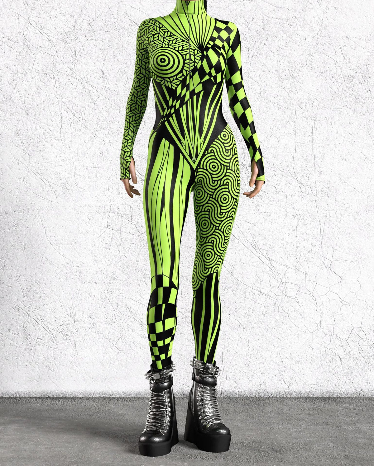 Tights Digital Printing One-piece Play Costume