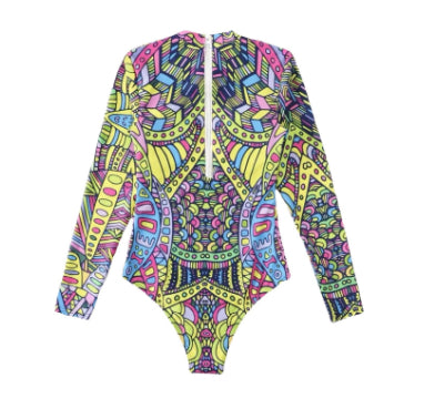 New One-piece Printed Swimsuit