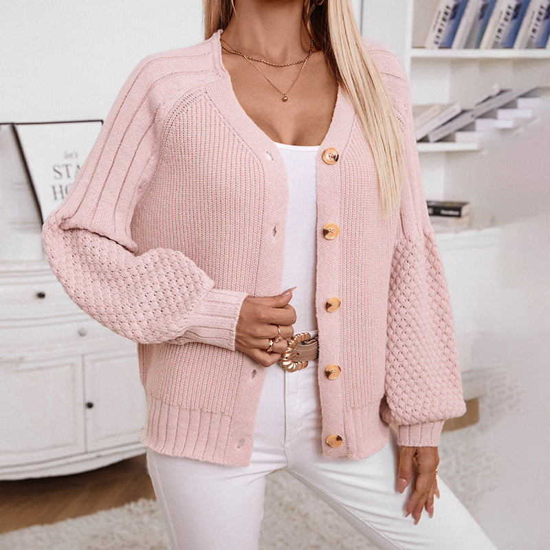 Lantern Sleeve Sweater Women's Sweater