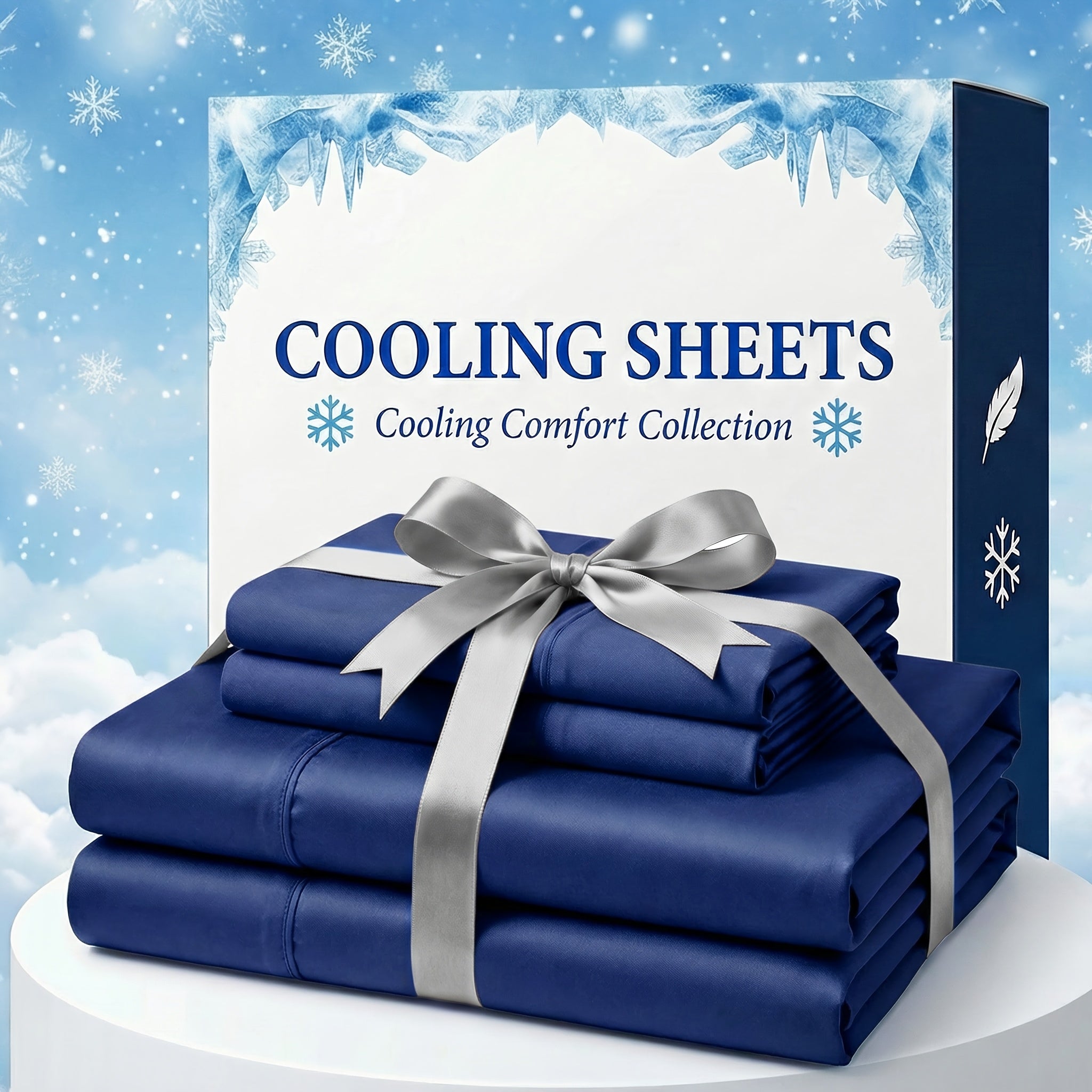 Bamboo Fiber Bed Sheet Set with Extra Deep Pockets - Breathable and Cooling