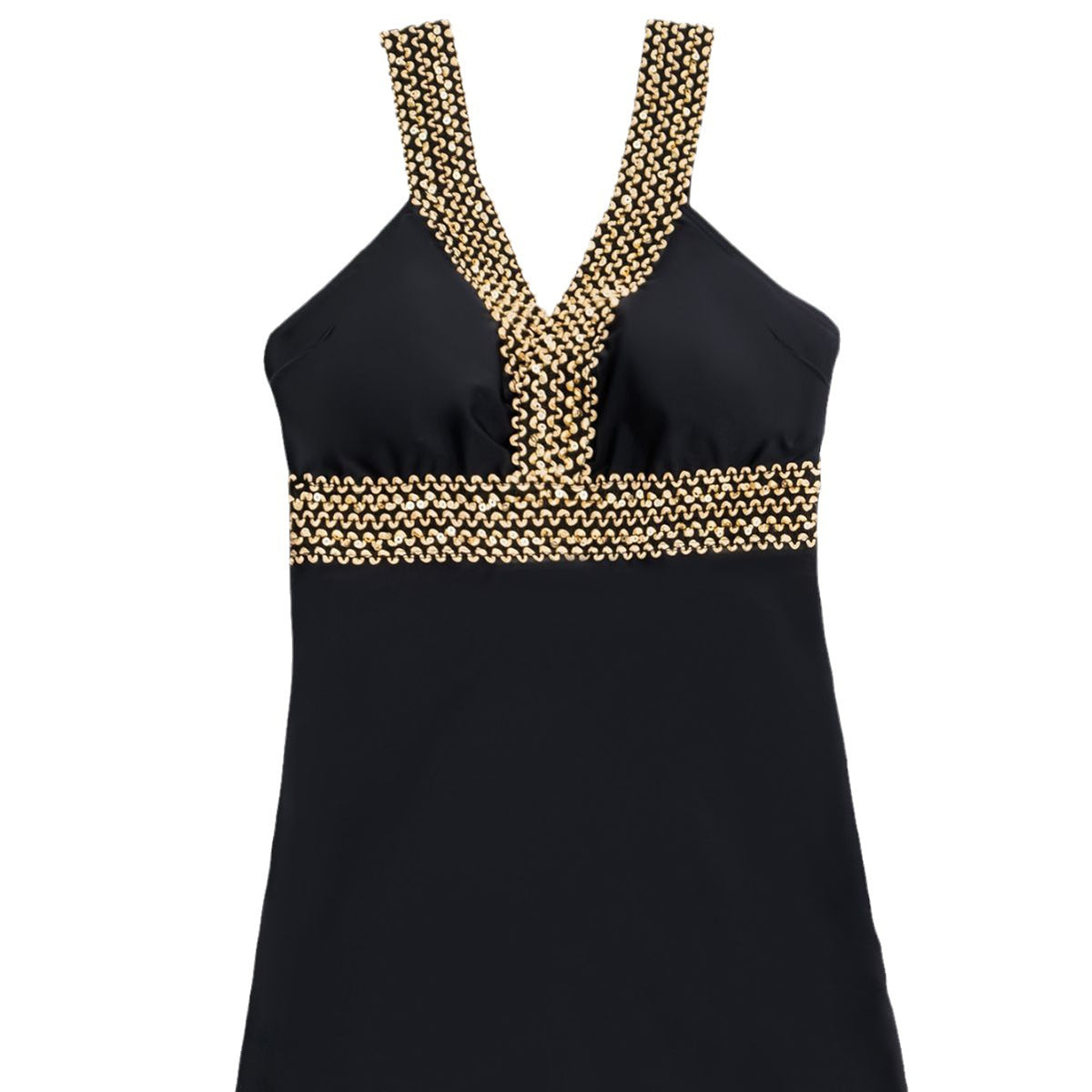 Sexy Deep V-Neck High-Cut Backless One-Piece Swimsuit
