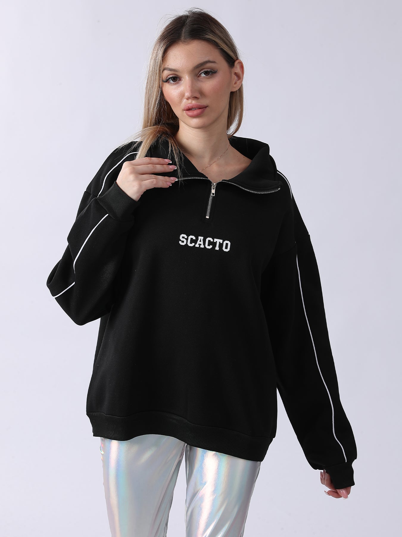 Women's Cozy Long-Sleeve Sweatshirt