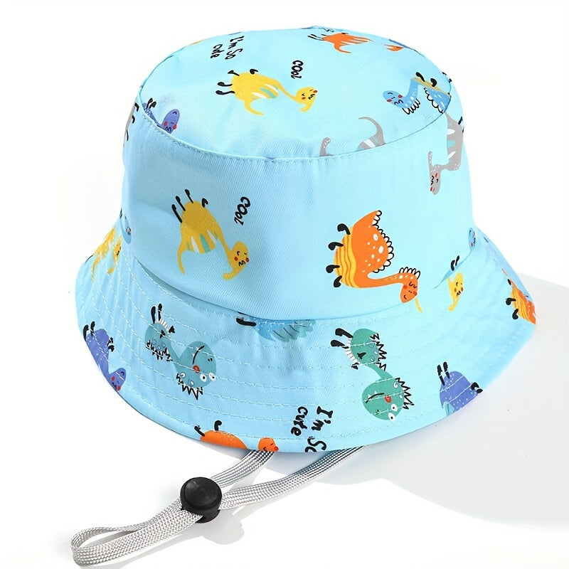 Breathable Dinosaur Fisherman Hat for Outdoor Adventures