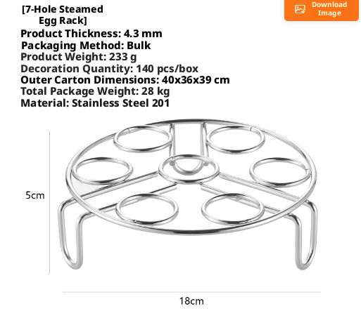 Egg Steaming Rack for Healthy Meals