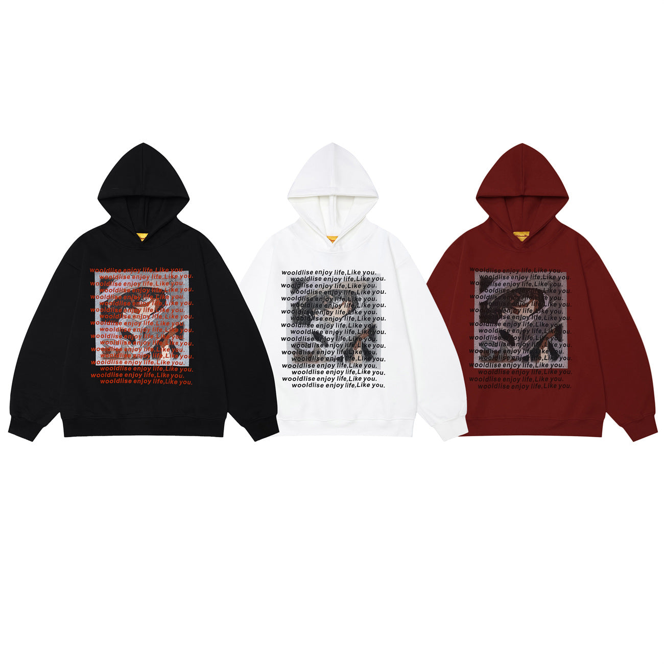 Women's Retro Loose Hooded Sweatshirt