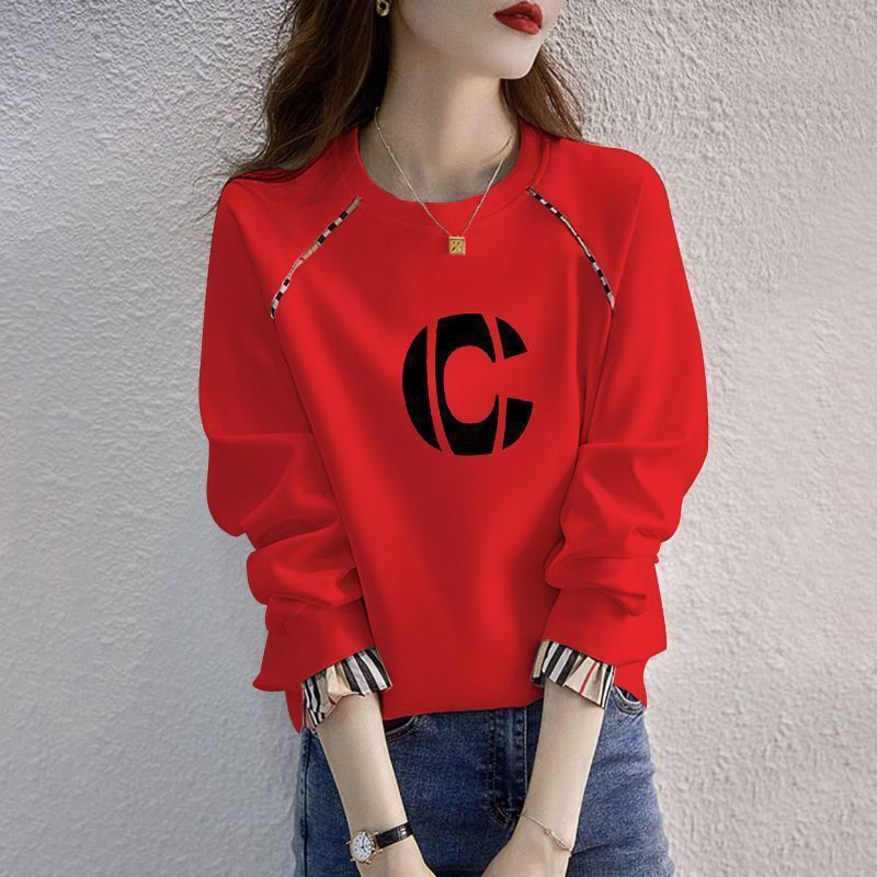 Korean-Style Loose Cotton Hooded Sweater for Women