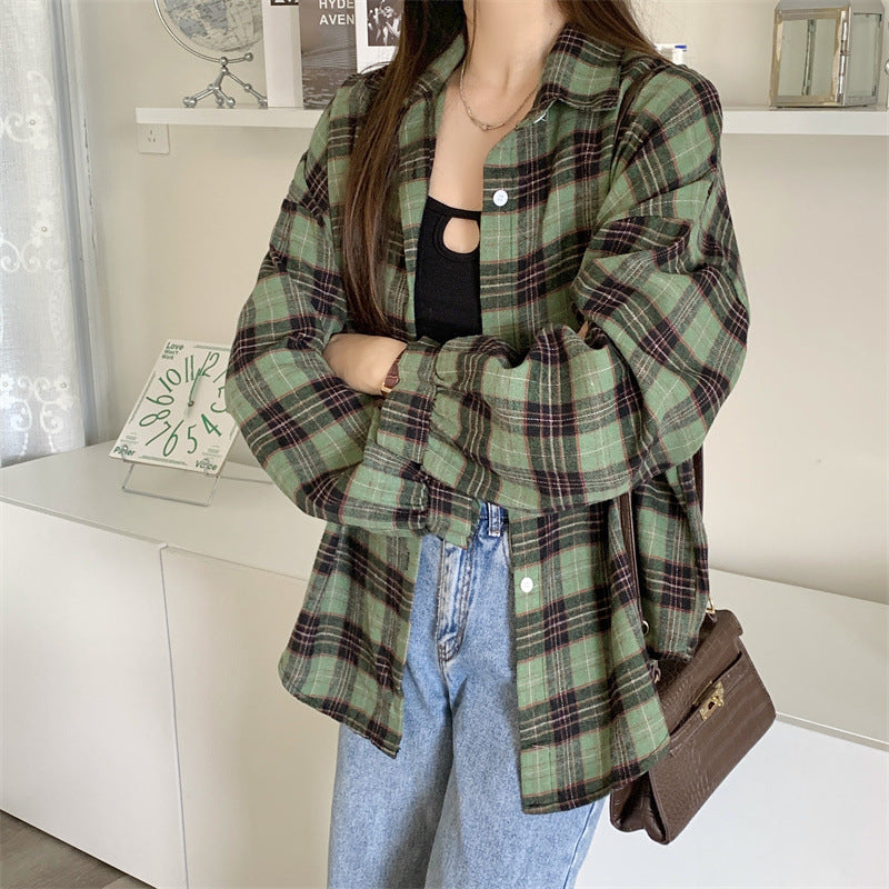 Idle Style All-match Lantern Long Sleeve Shirt Coat