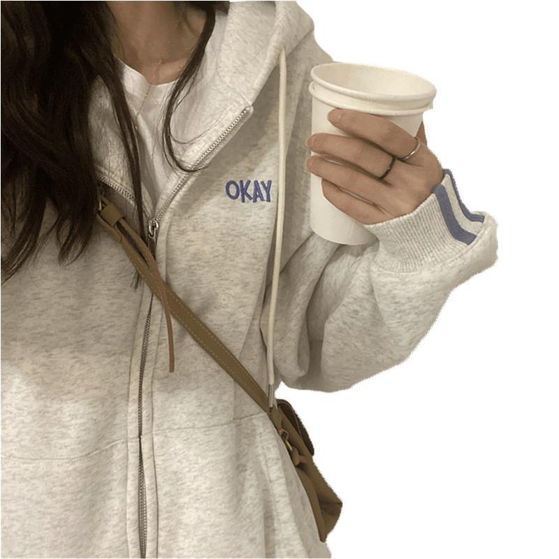 Women's Lightweight Zip-Up Hooded Sweater