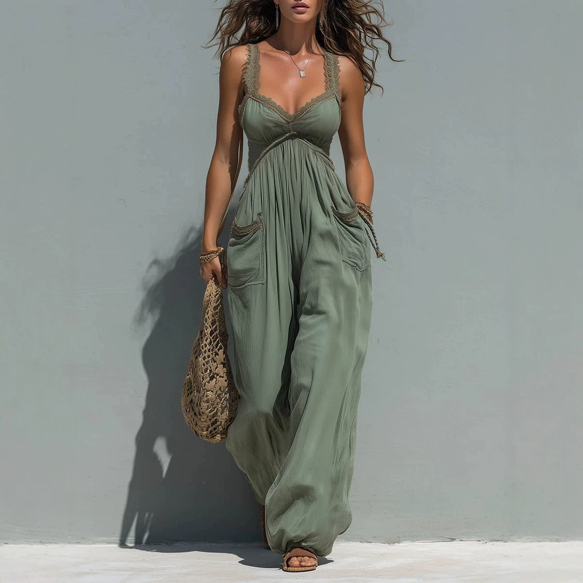 Chic Strapless Wide-Leg Jumpsuit for Women