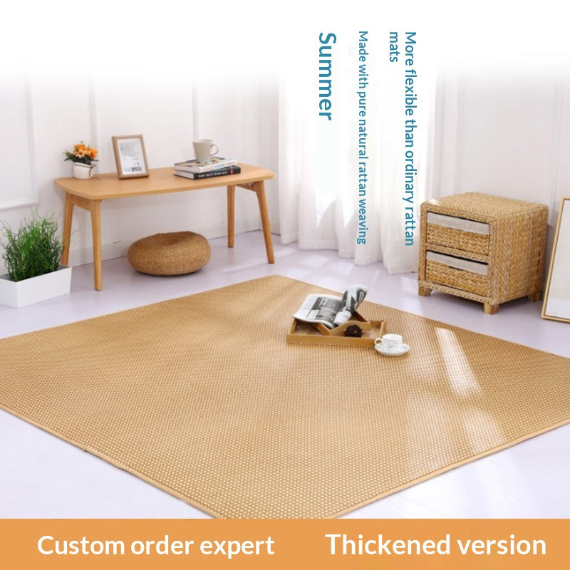 1 Cm Thickened Folding Rattan for Summer Japanese-style Tatami Cushion Cooling Floor Mat