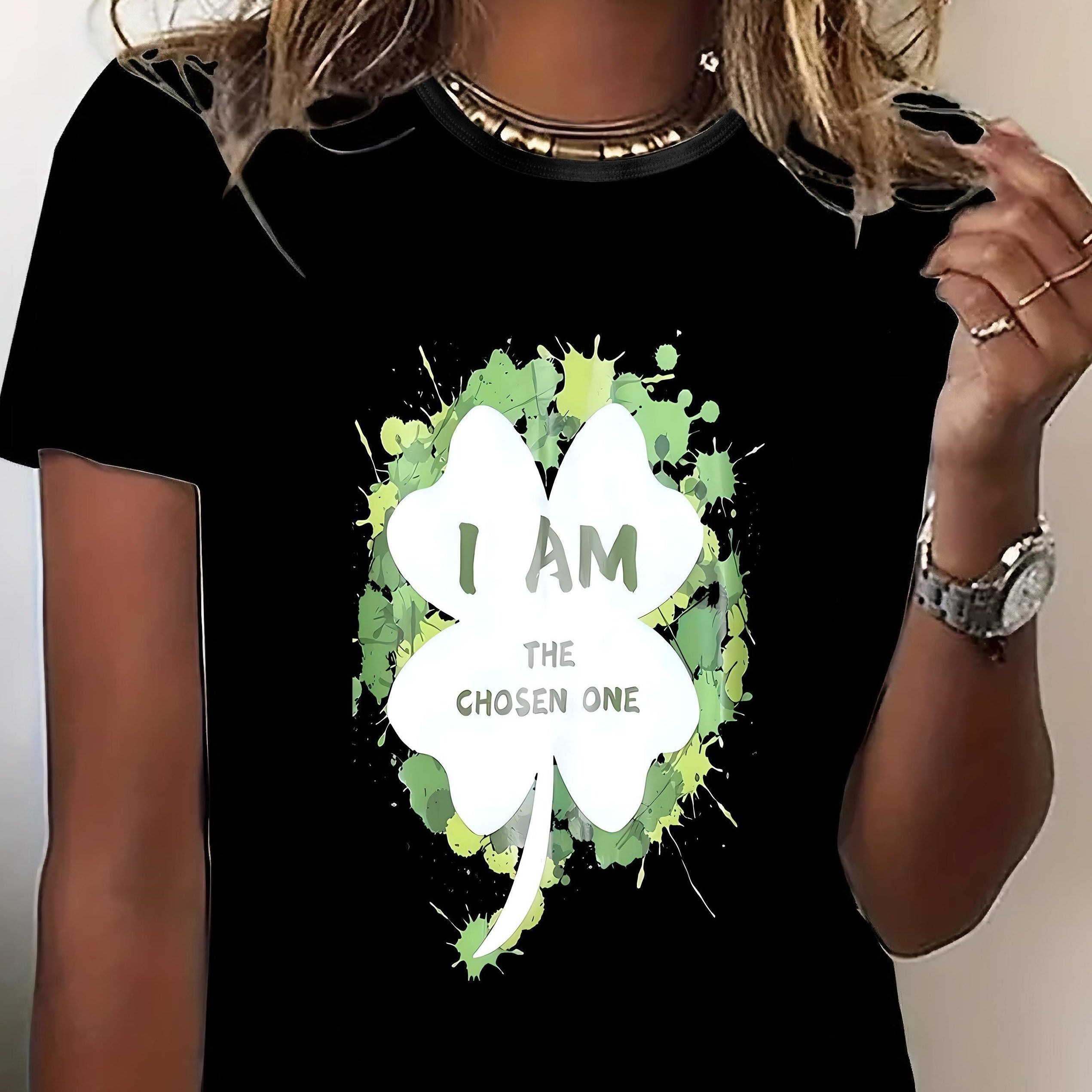 3D Digital Print Casual Loose Fit Short Sleeve Tee