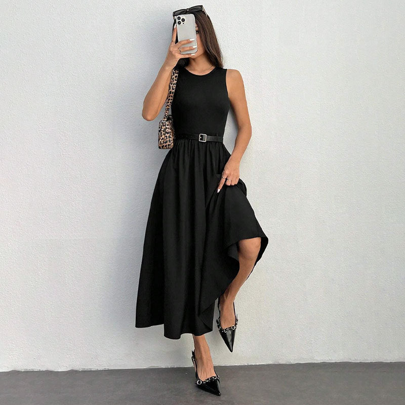 Sleeveless Dress Casual and Versatile Womens Wear