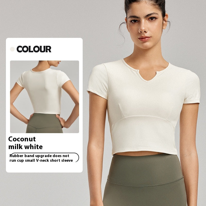 New Yoga Wear Short Sleeve T-shirt Top