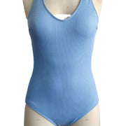 European And American-style Sexy Solid-color One-piece Bikini High-waisted Spa Resort Swimsuit