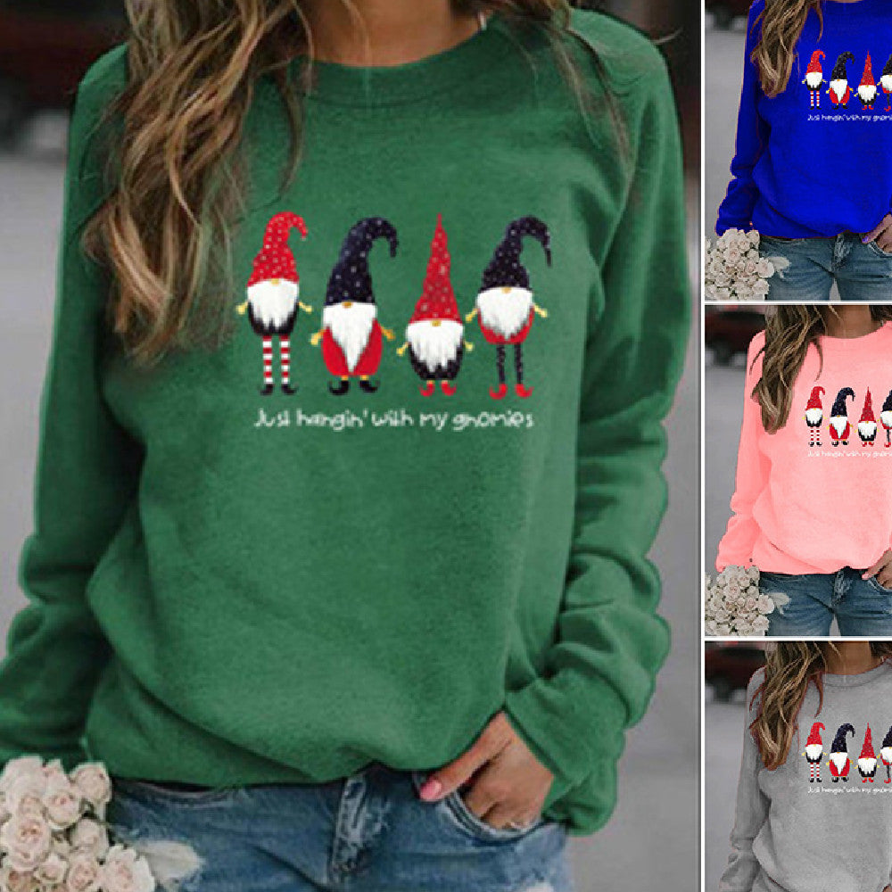 Cozy Letter Print Crew Neck Sweatshirt