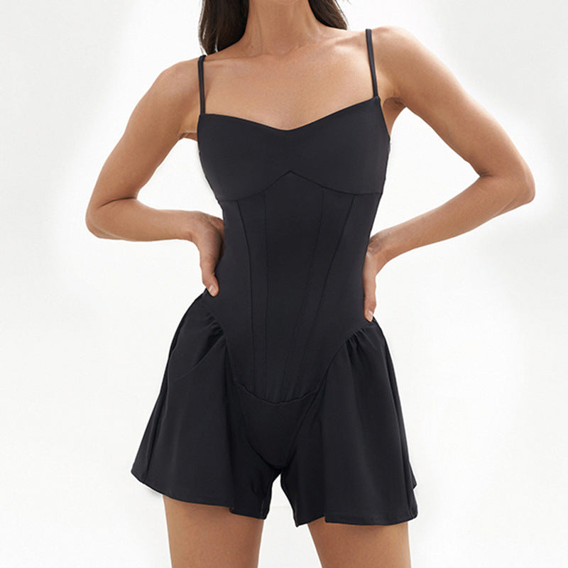 Women's Active Camisole Fitness Jumpsuit