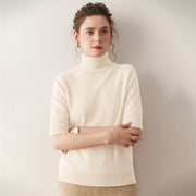Women's High-neck Half-sleeve Base Layer Top