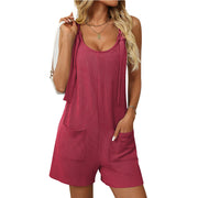 Women's Casual Knitted Strap Jumpsuit
