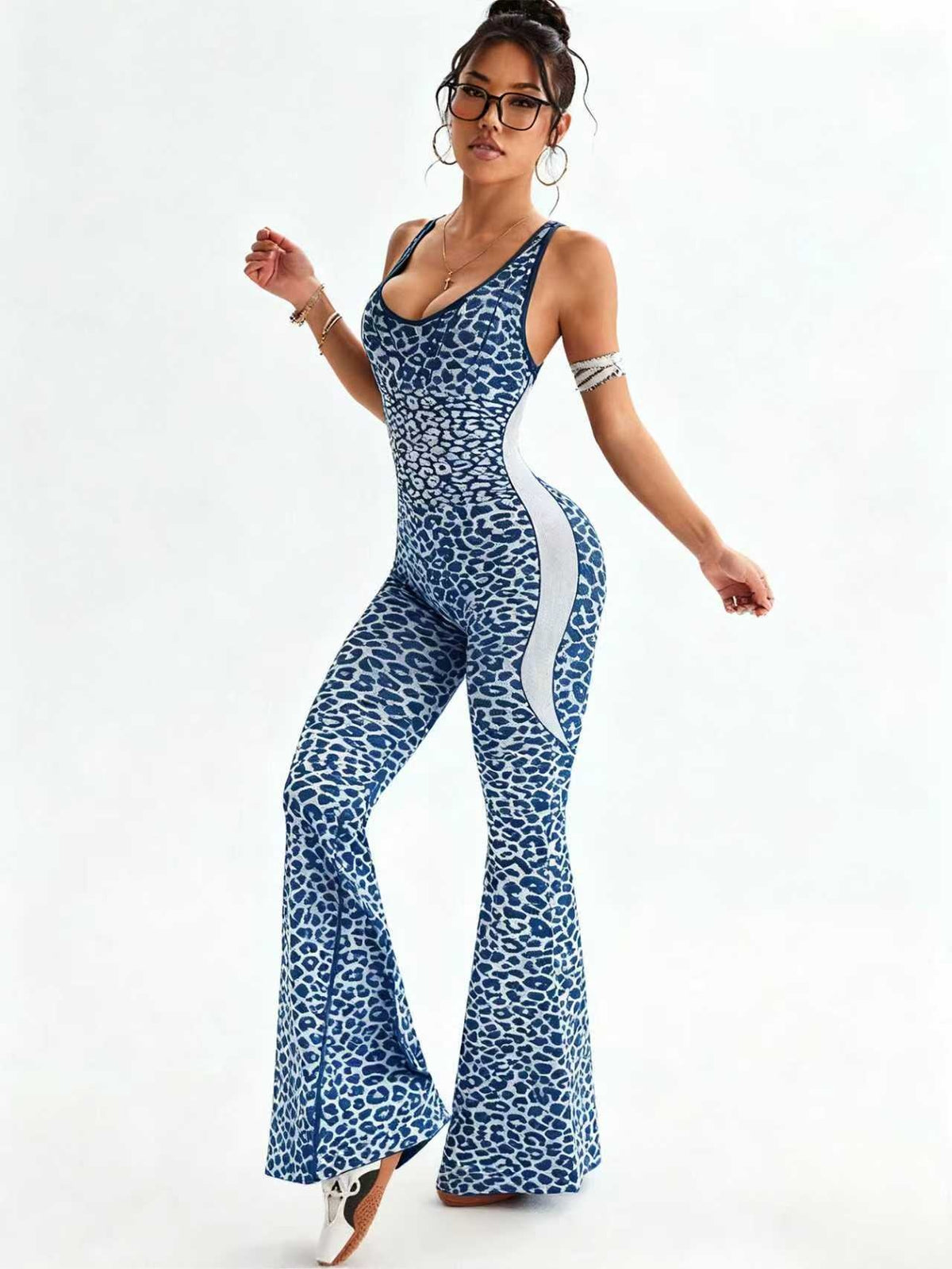 Cross-Back Beautiful Back Sexy One-Piece Yoga Pants