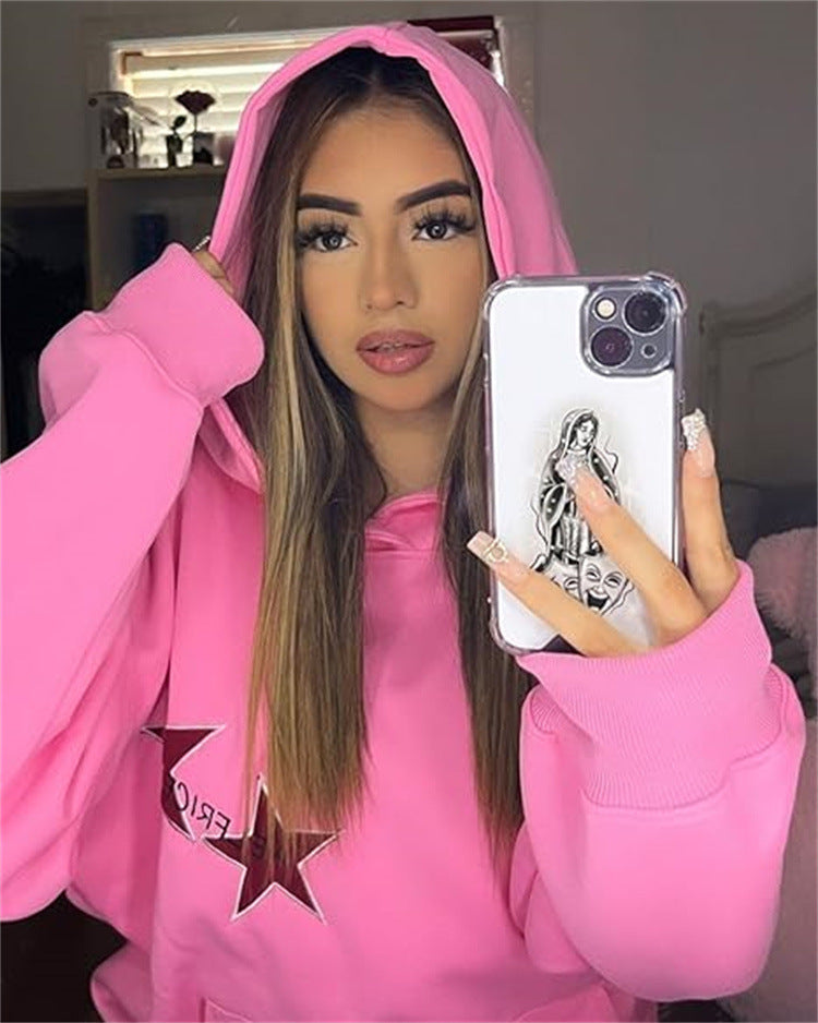 Streetwear Hip Hop Printed Letter Hoodie