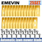 Automatic Lawn Mower Blade Set – Sharp, Rust‑Resistant, Compatible with Most Brands, Large Capacity for Courtyard Weed Cutting