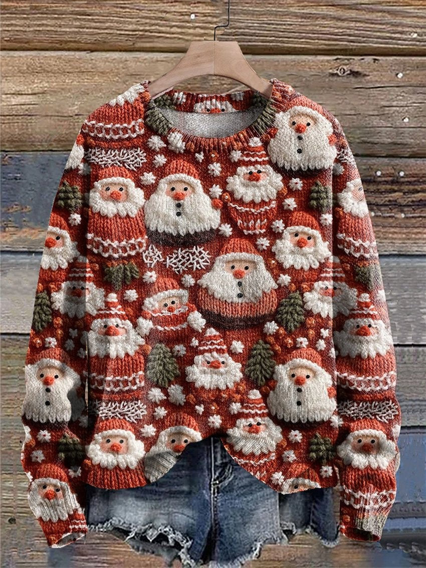 Chunky-knit Crewneck Sweater in a Thick, Heavyweight Fabricno Hood