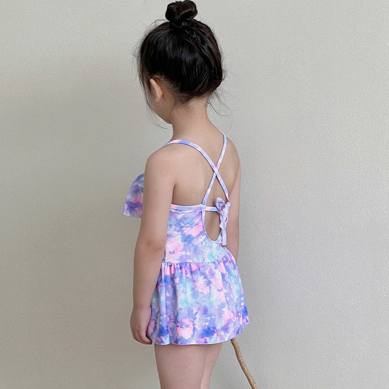Floral Baby Girl Swimsuit for Beach & Pool Days