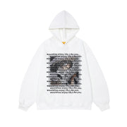 Women's Retro Loose Hooded Sweatshirt