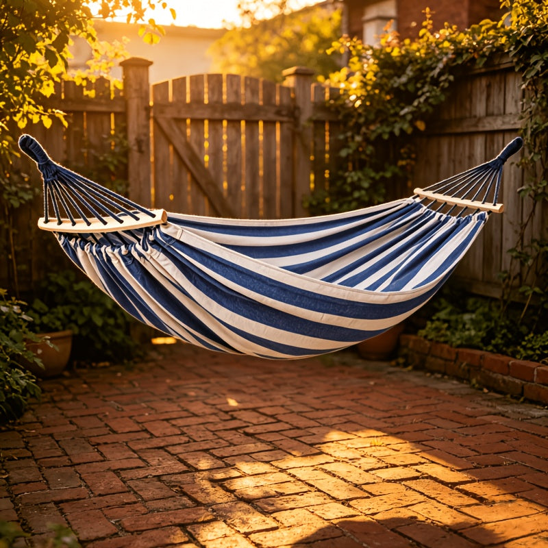 A Luxurious Hammock Available in Multiple Colors, a Soft Patio Hammock for Backyard Relaxation, the Perfect Garden Backyard Relaxation Tool