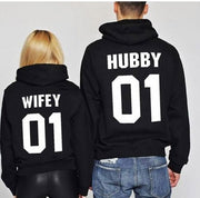 Matching Wifey & Hubby Couple Hoodies