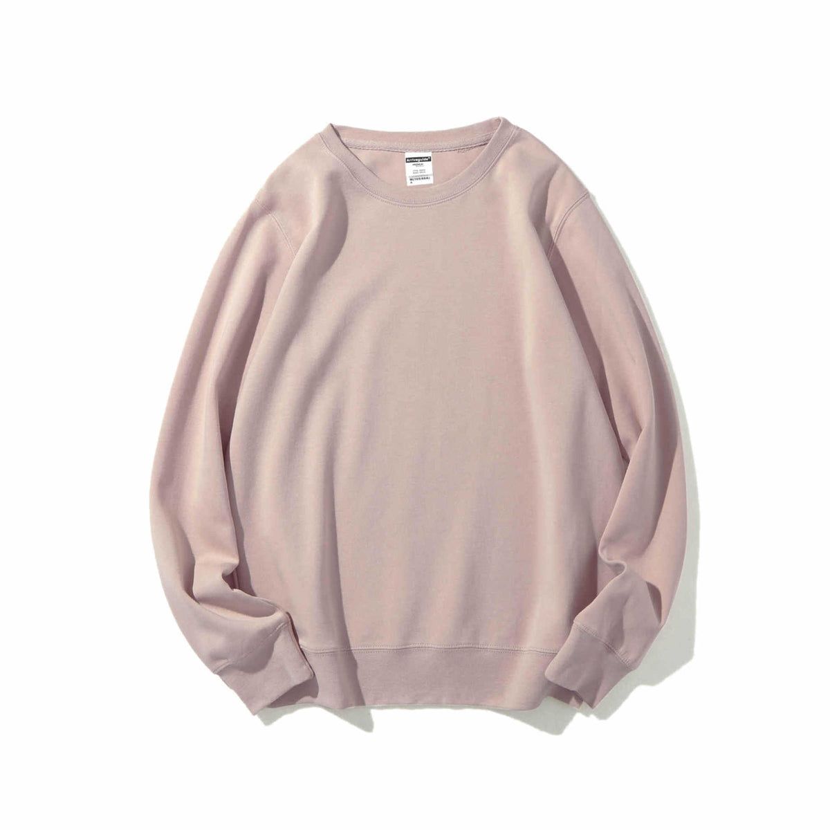 Solid Healthy Round Neck Sweater Long Sleeve